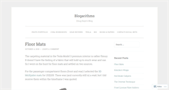 Desktop Screenshot of blogarithms.com