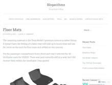 Tablet Screenshot of blogarithms.com